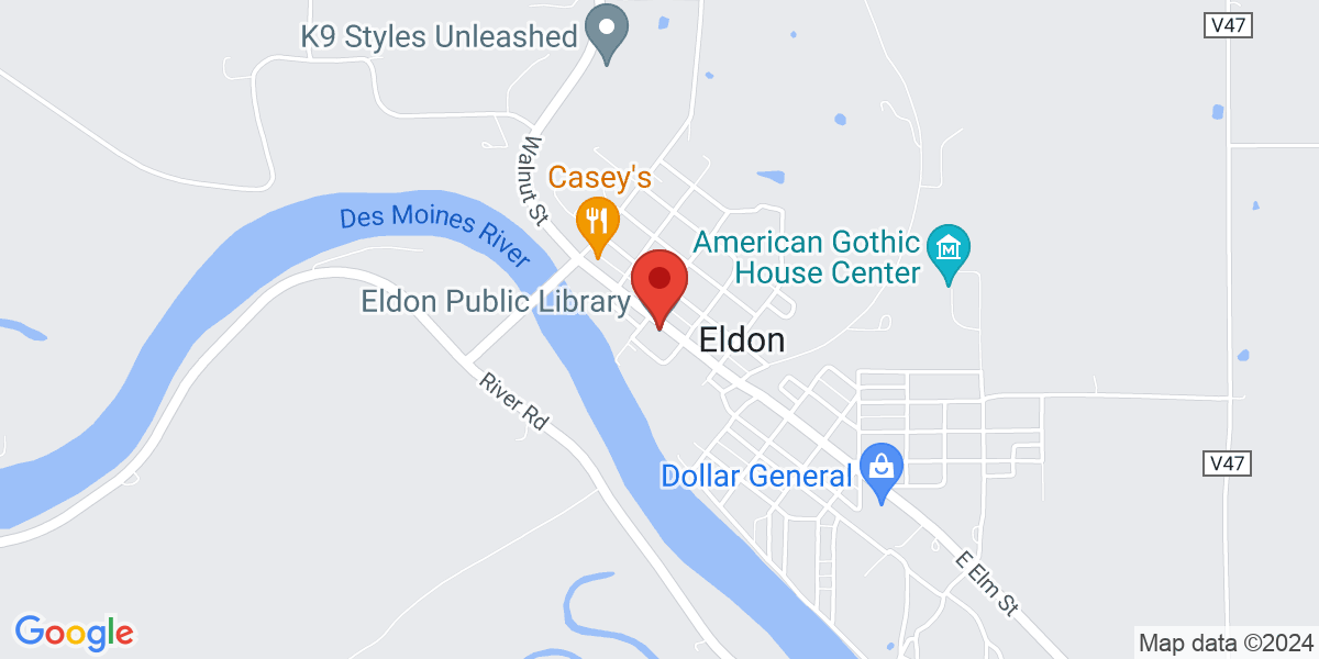 Map of Eldon Public Library